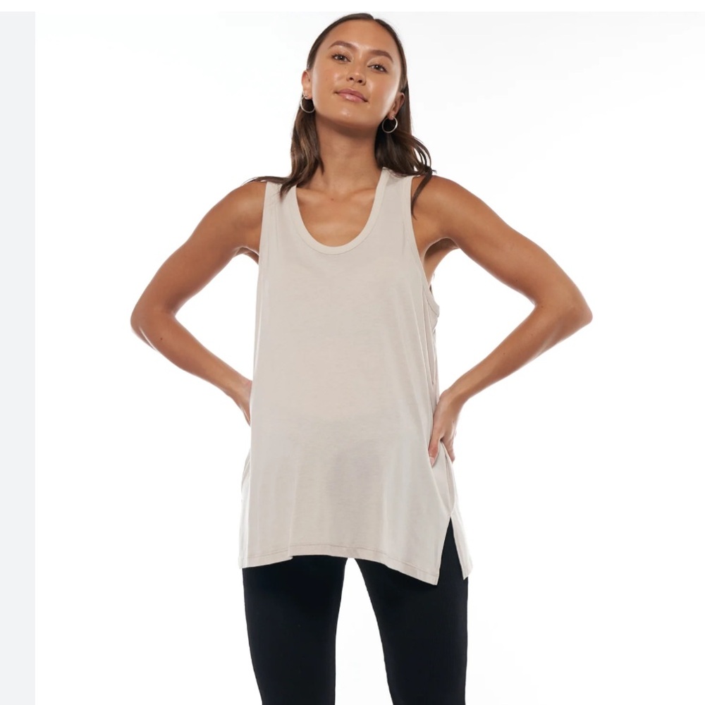 BAE The Label Maternity “The Weekend Scoop Tank”
